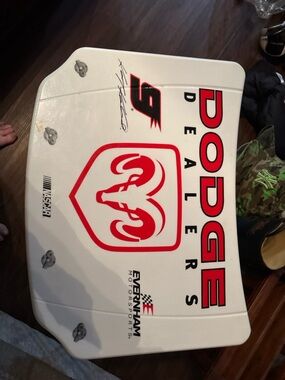 NASCAR Dodge Dealer Promo Folding Table Evernham #9 Kahne Man Cave Rare